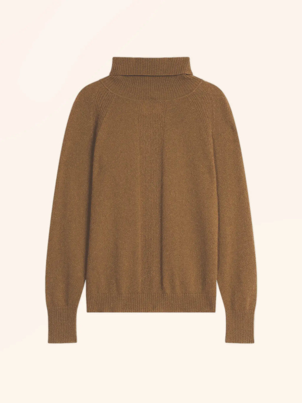 LILLY pullover rollkragen noisette