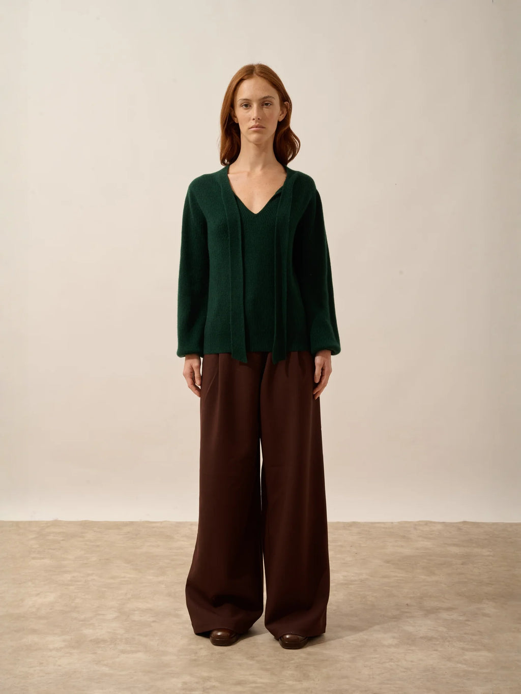 NOTY pullover col lavallière zypresse