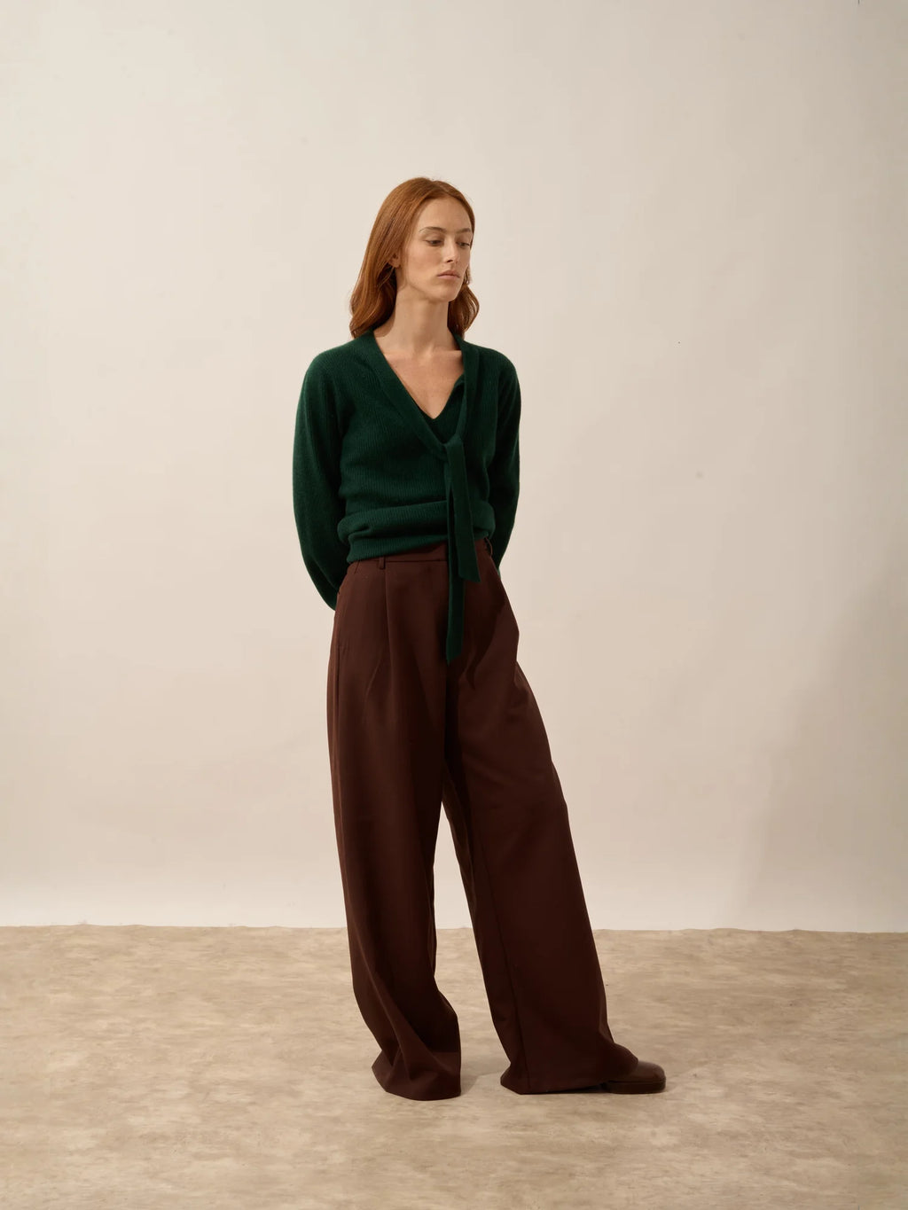 NOTY pullover col lavallière zypresse