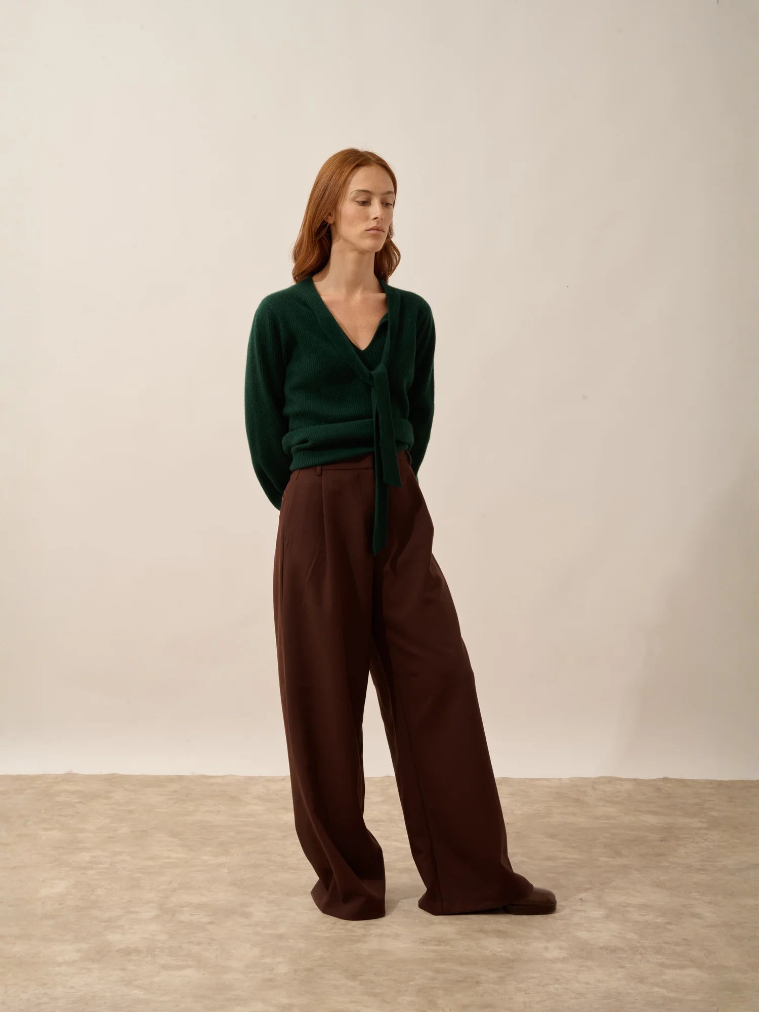 NOTY pullover col lavallière zypresse
