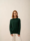 JOSPE pullover rundhalsausschnitt zypresse