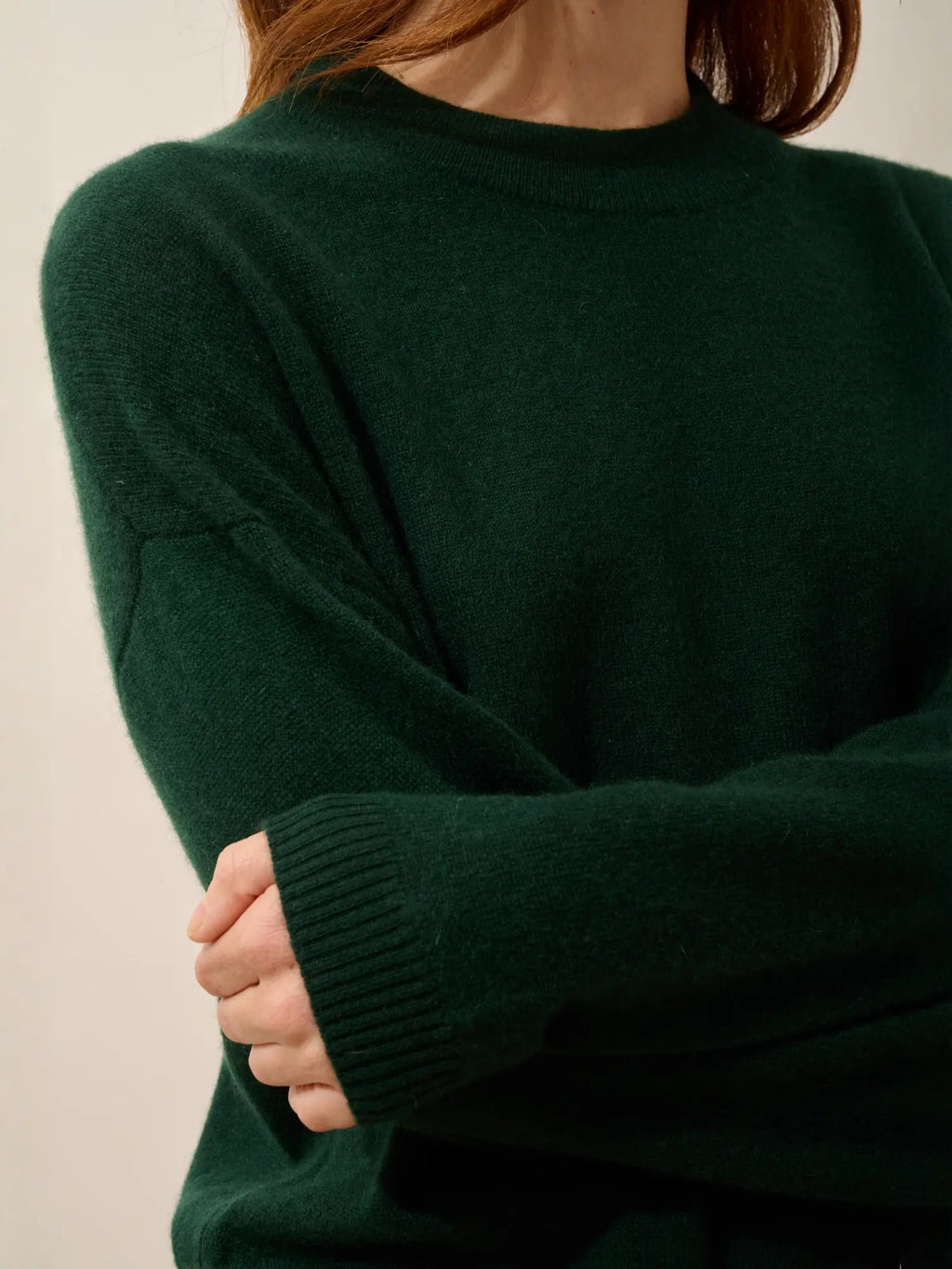 JOSPE pullover rundhalsausschnitt zypresse