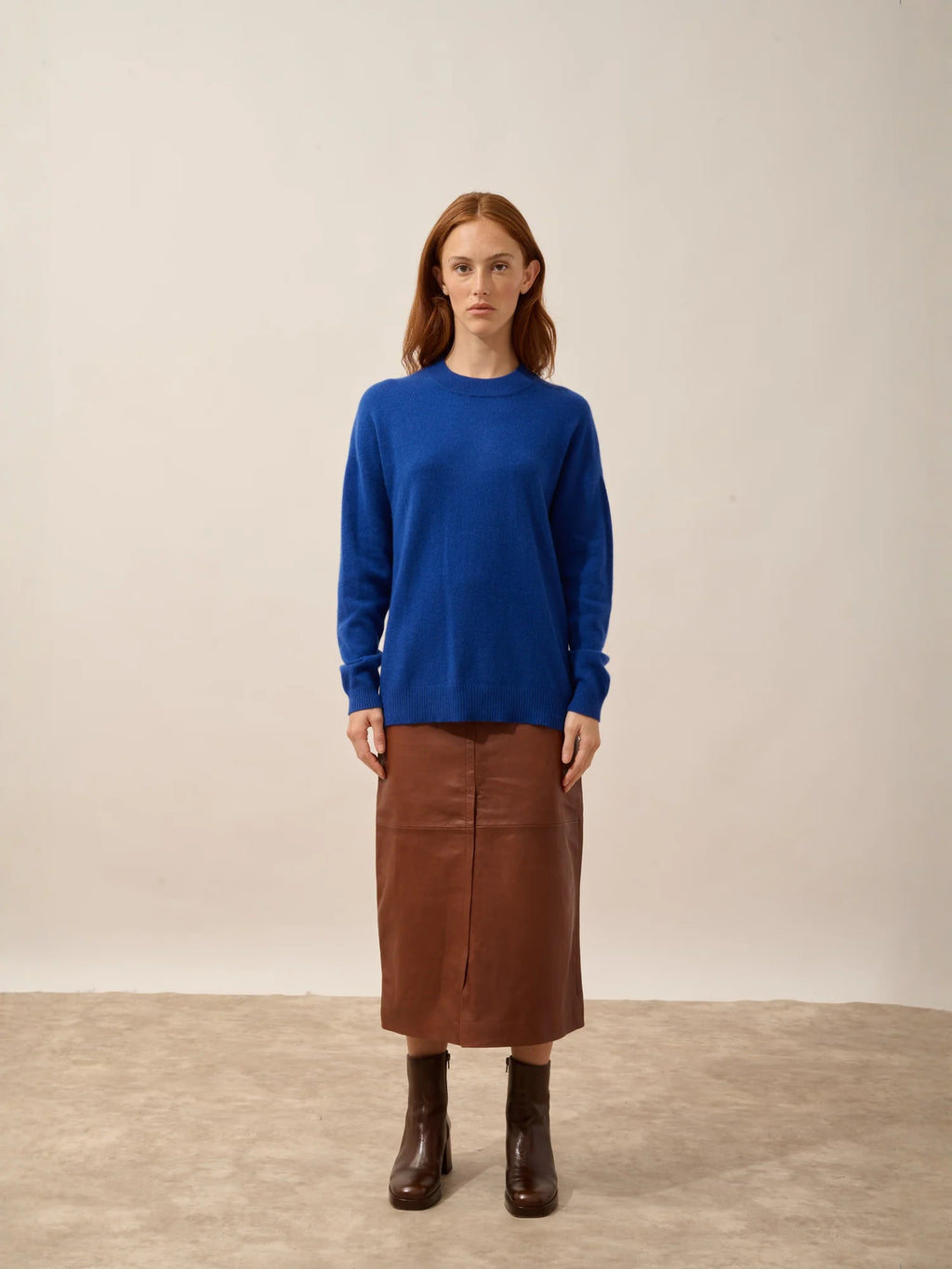 JOSPE pullover rundhalsausschnitt ultramarin