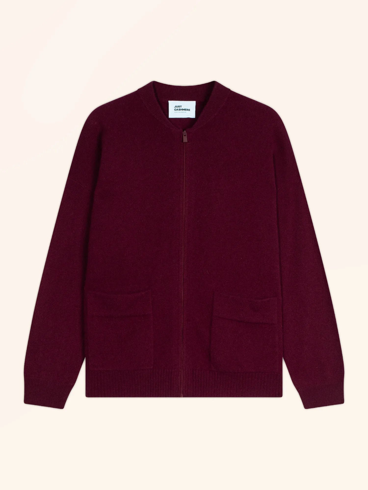 ERVIE weste mit reissverschluss col mao bordeaux