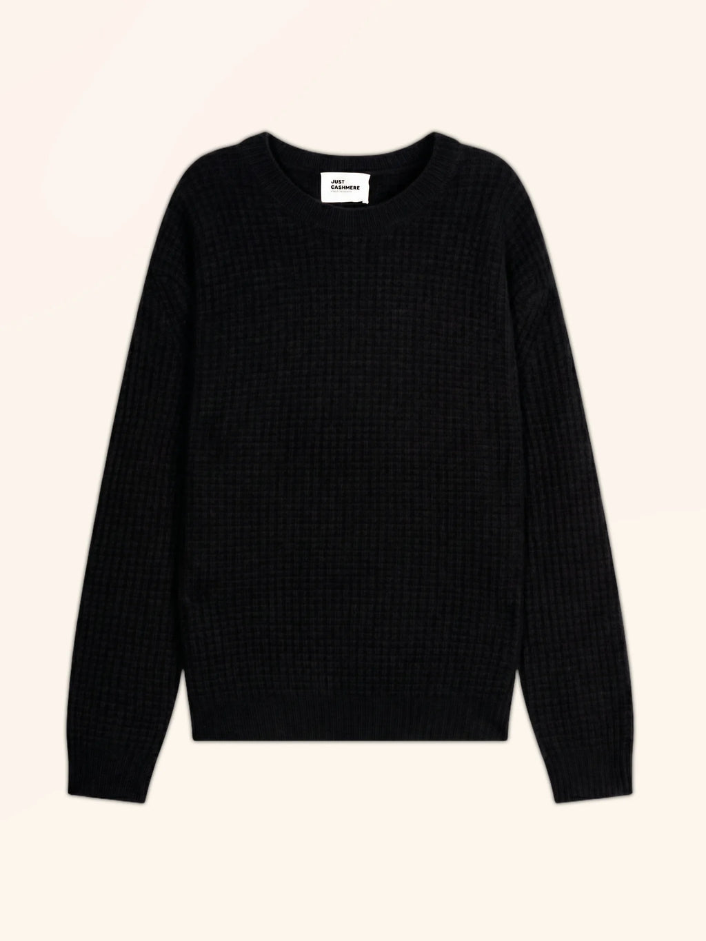 ASSAM pullover rundhalsausschnitt 6-fädig schwarz