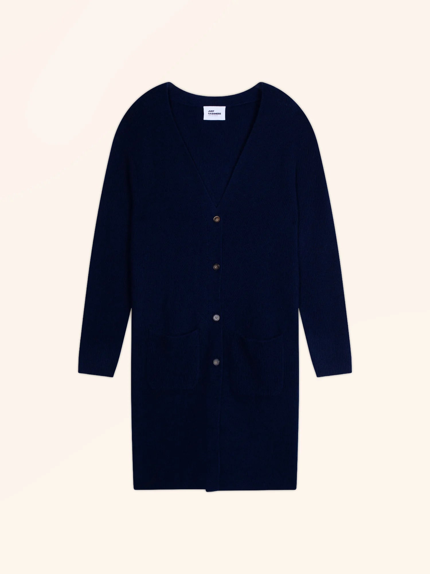 DACHE strickjacke long v-ausschnitt marineblau