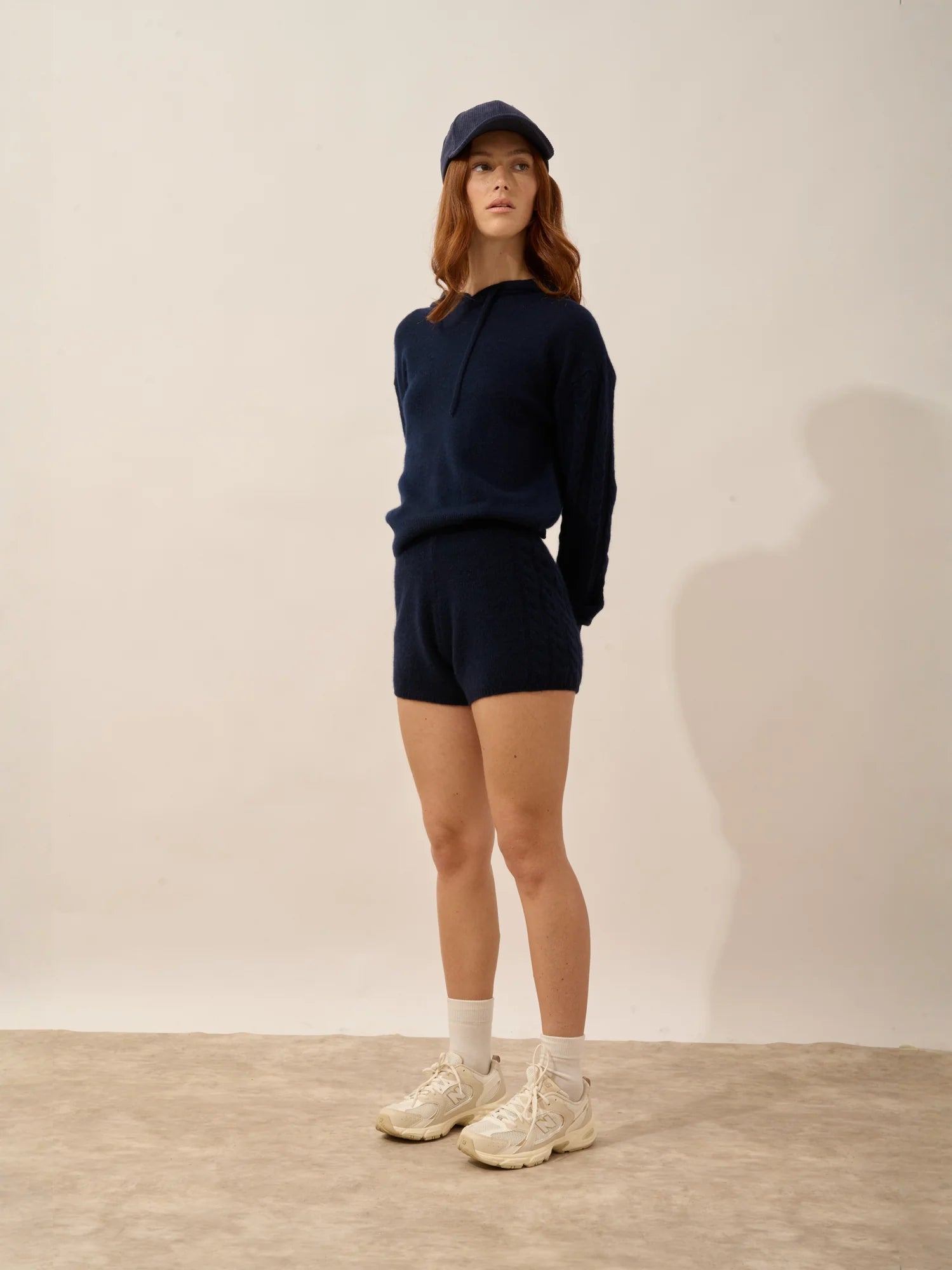 LUNA kurz 4-fädig marineblau