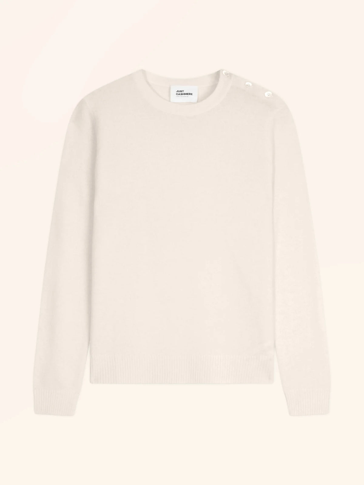 ORELIEN pull col rond marin ivoire