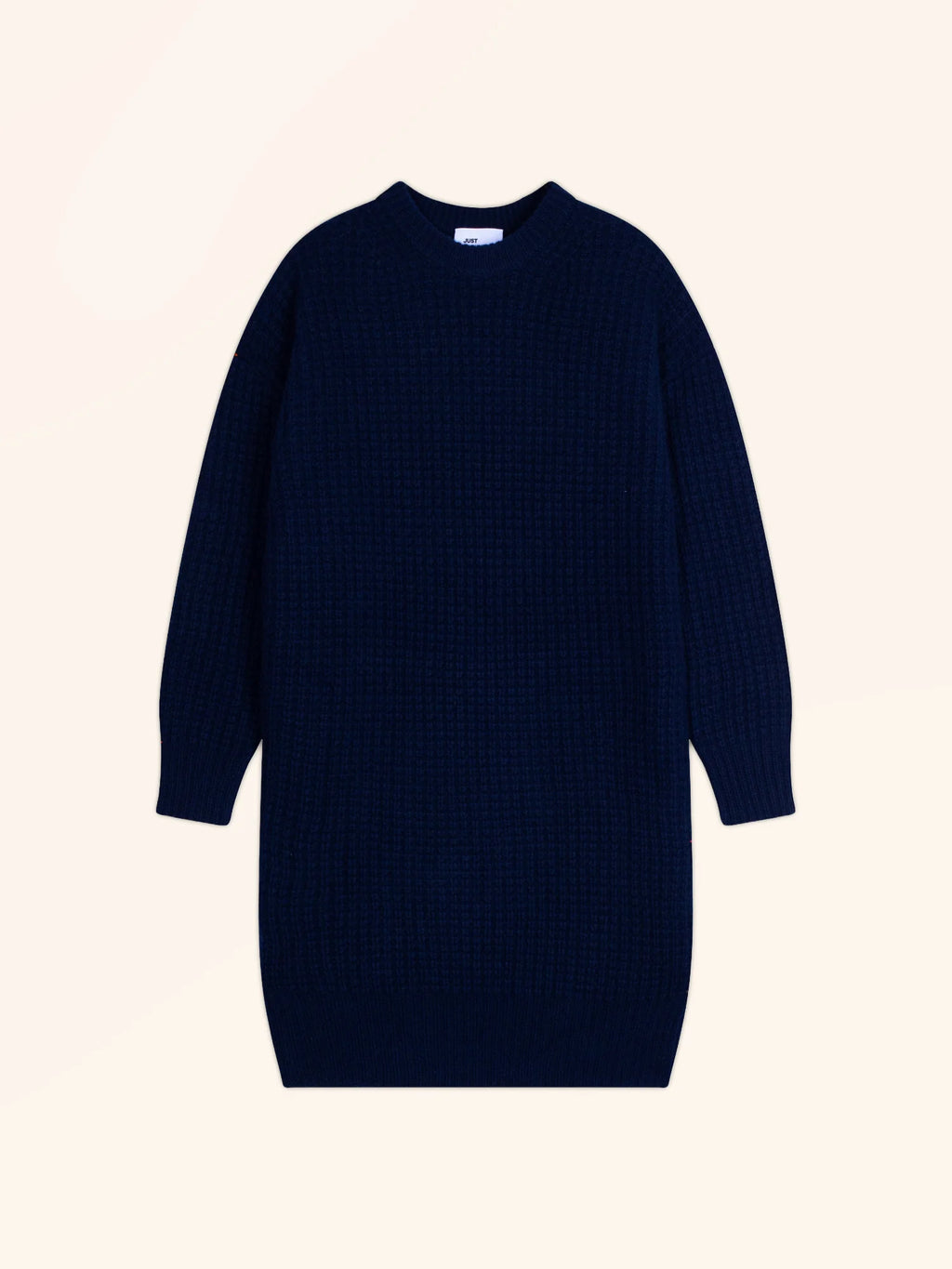 CHEWA kleid rundhalsausschnitt 8-fädig marineblau