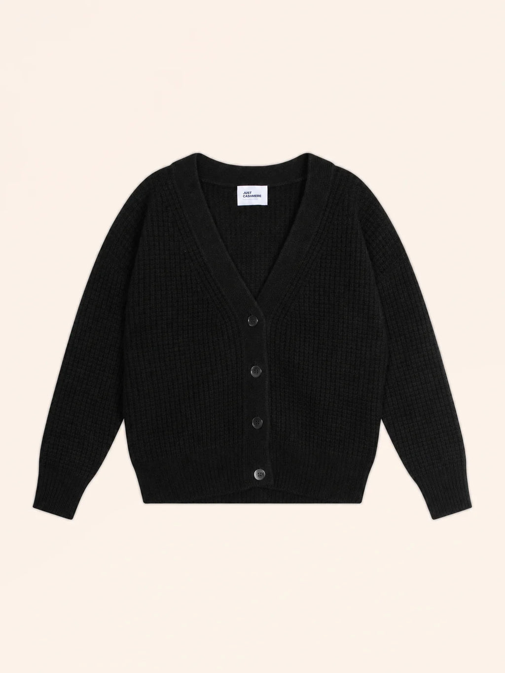 CHODRAK strickjacke v-ausschnitt 8-fädig schwarz