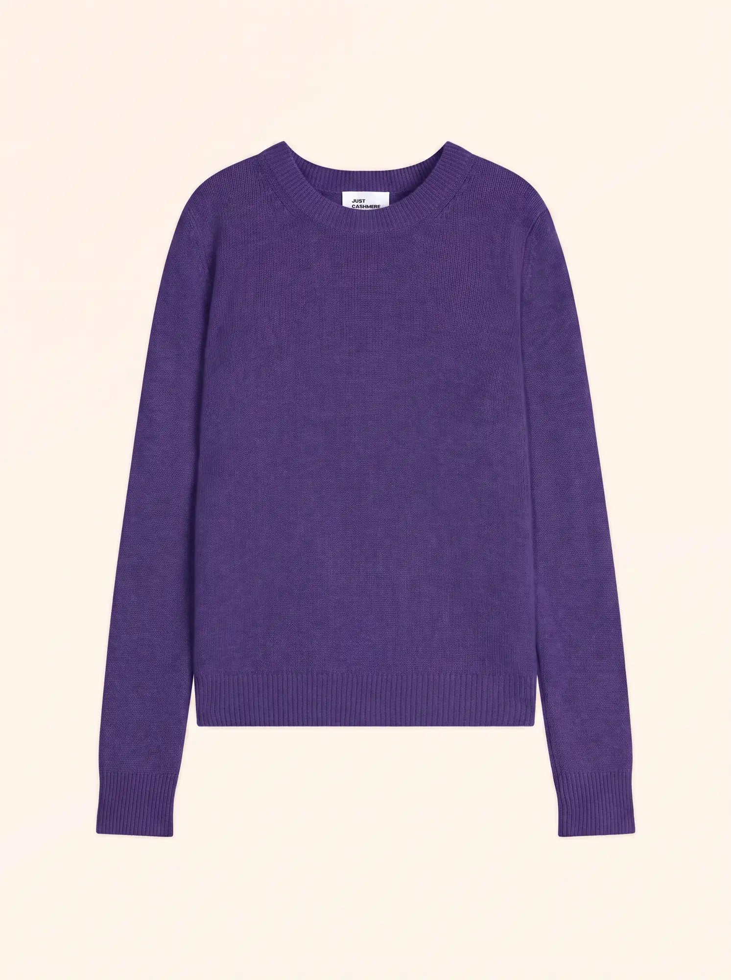 LEXINI pullover rundhalsausschnitt 4-fädig améthyste