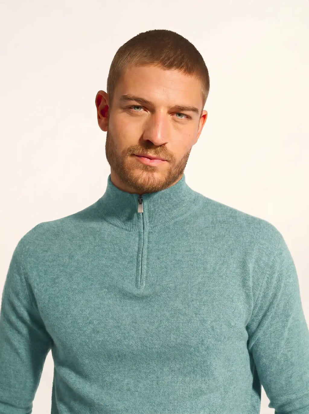 BRADLEY pullover dockermütze grün meliert