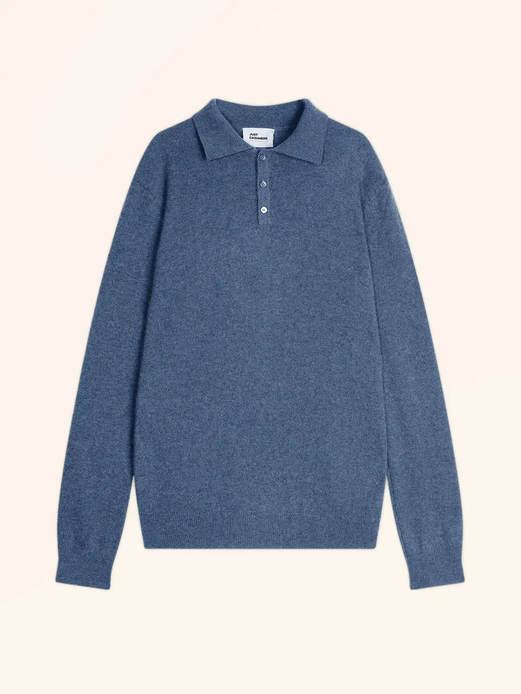 DOUGLAS polo manches longues bleu denim