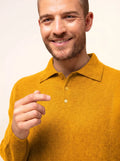 DOUGLAS Polo Long Sleeve Turmeric