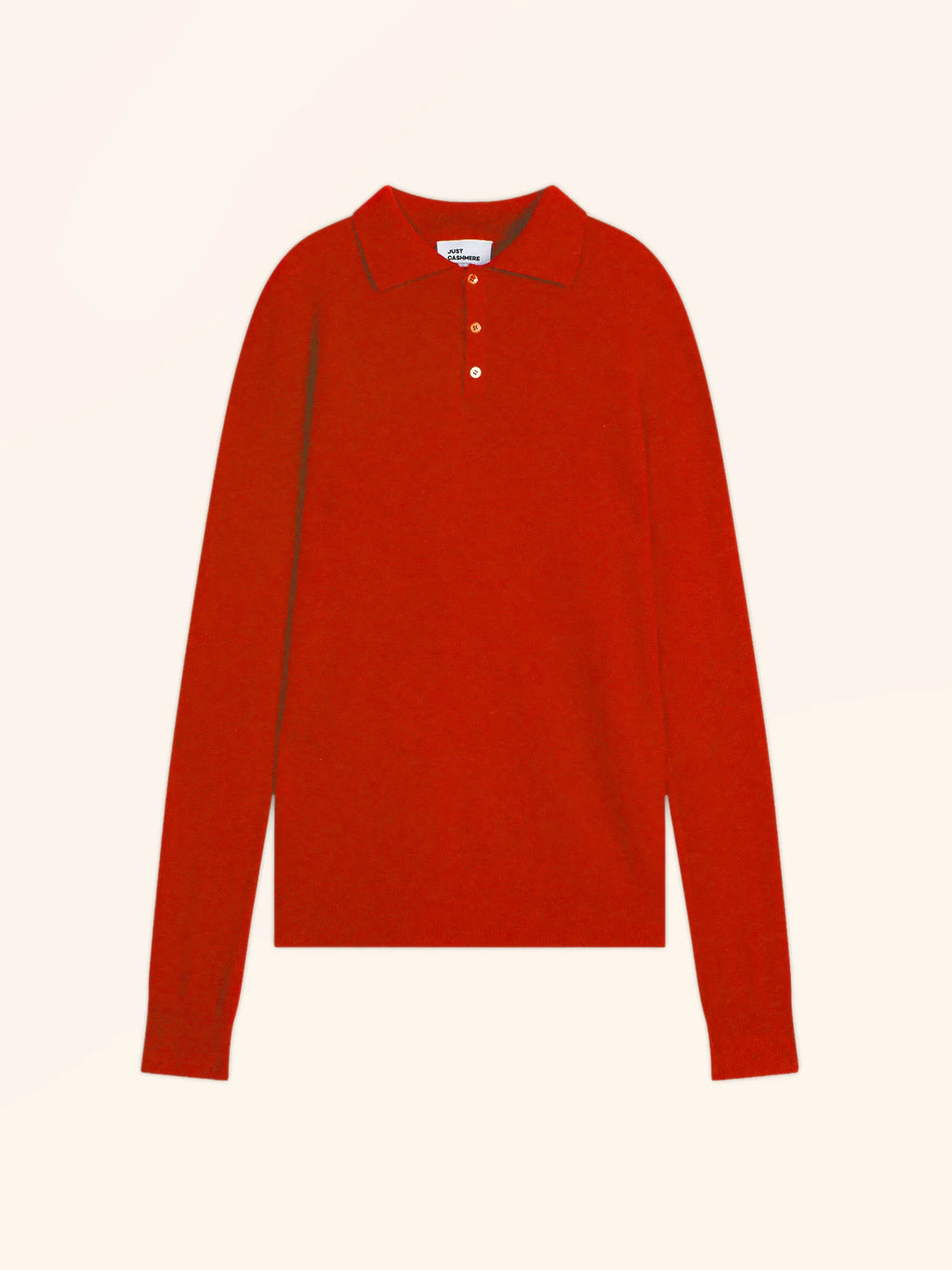 DOUGLAS poloshirt langarm tomate