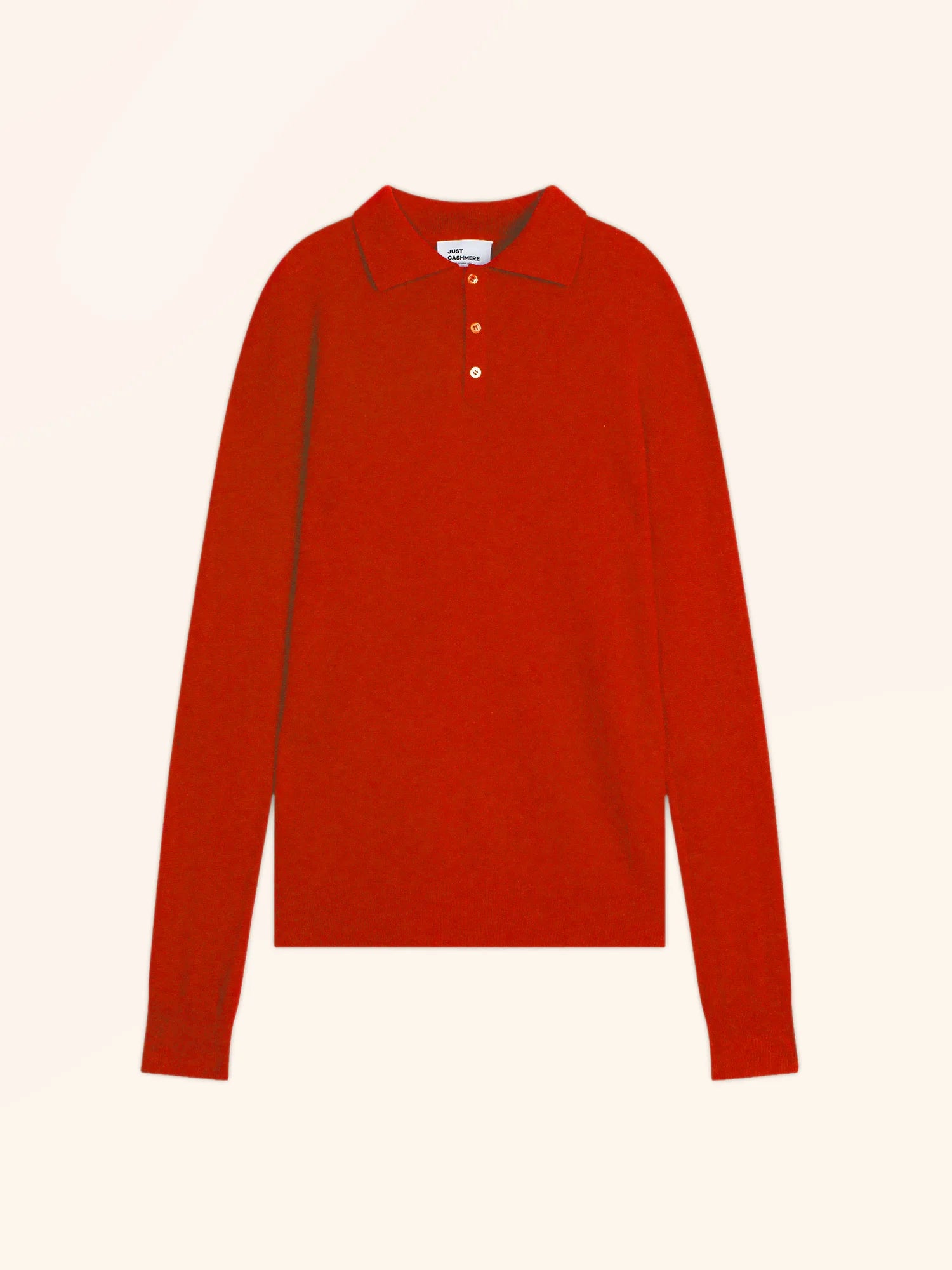 DOUGLAS poloshirt langarm tomate