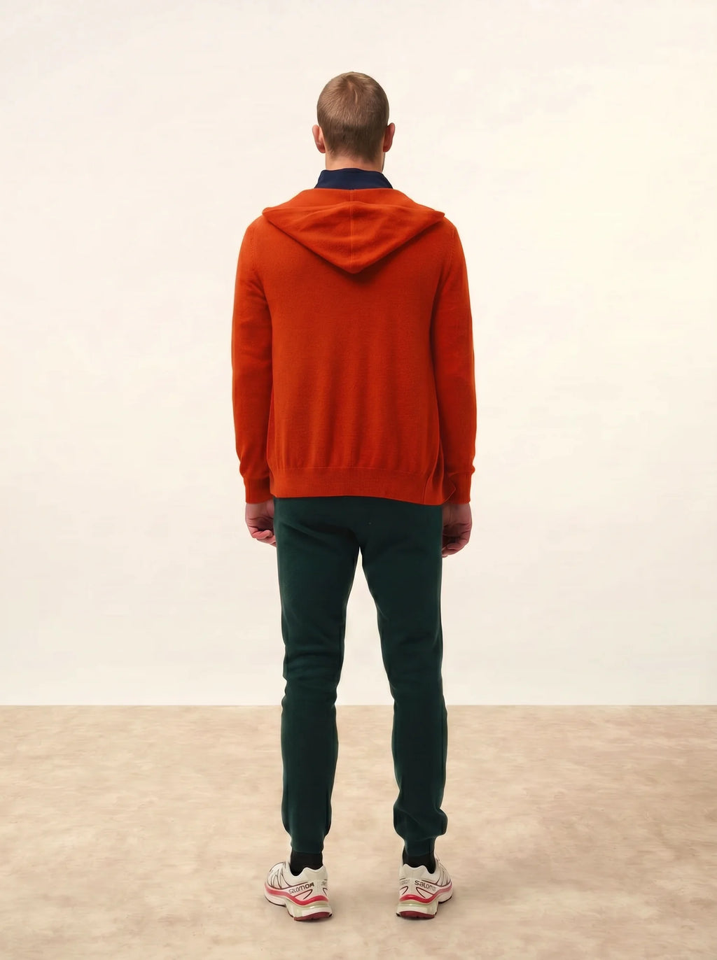 ELLIOT weste mit reissverschluss mit kapuze tomate