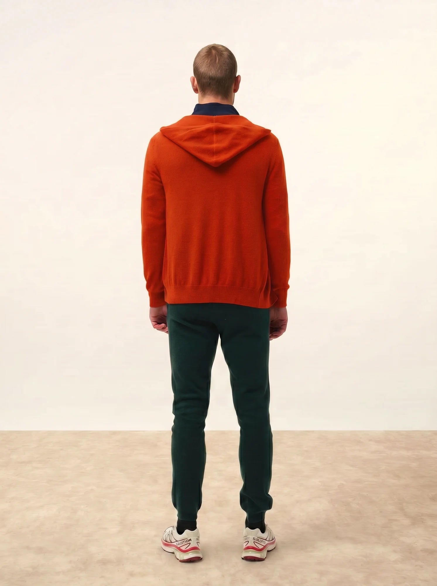 ELLIOT weste mit reissverschluss mit kapuze tomate