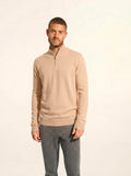 NOUR pullover dockermütze beige