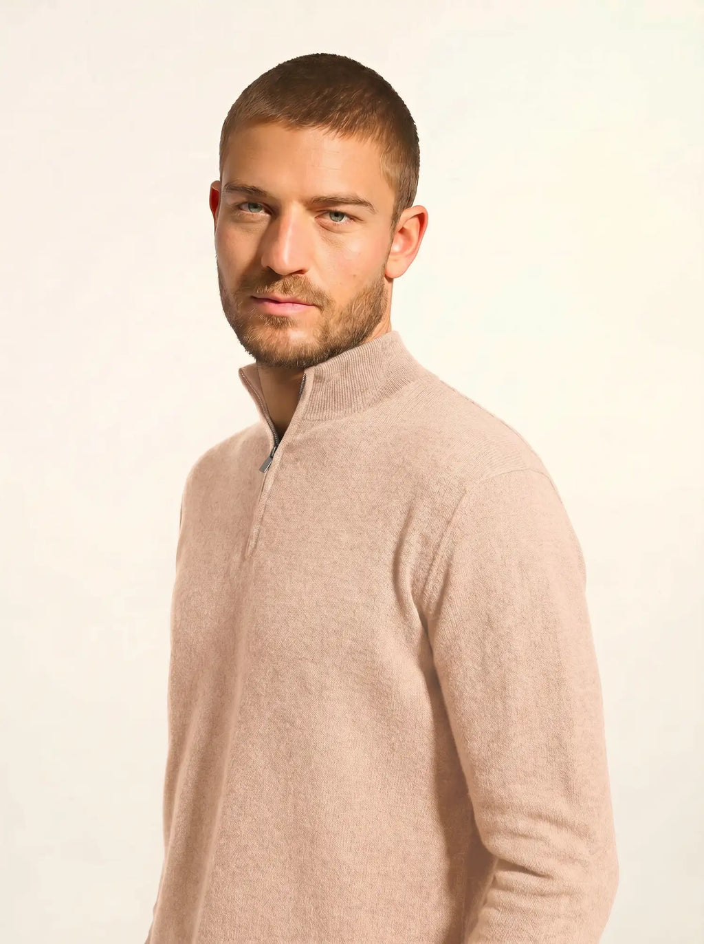 NOUR pullover dockermütze beige