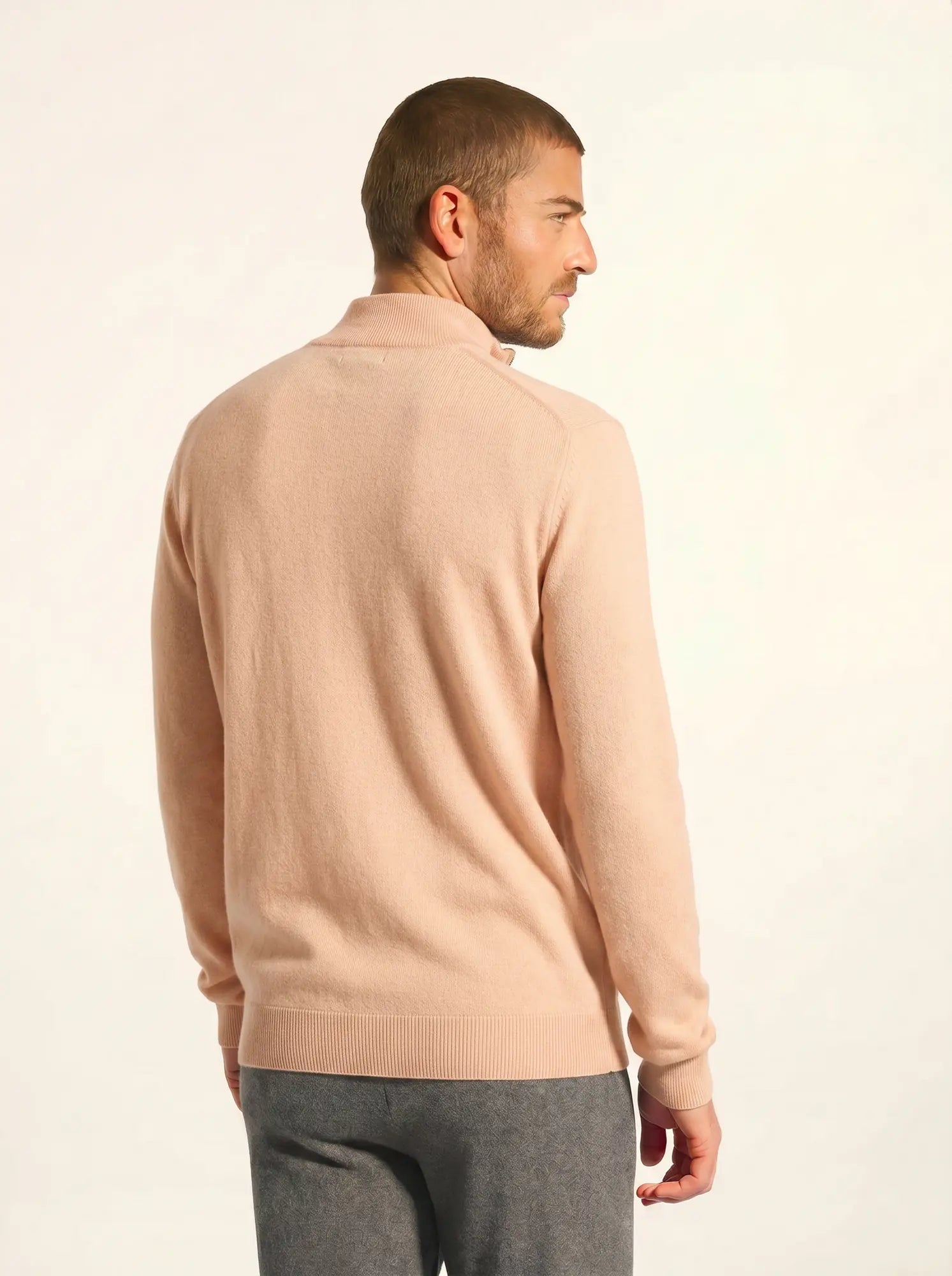 NOUR pullover dockermütze beige