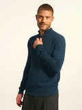 NOUR pullover dockermütze blau petrol