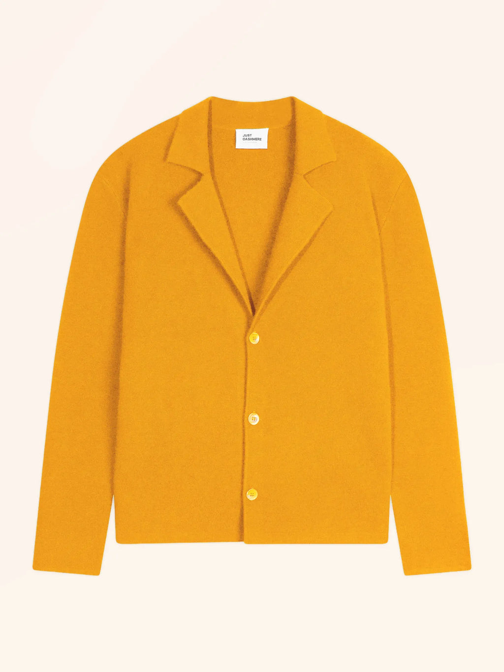 ALVAR Jacket Buttoned Notched Collar Turmeric
