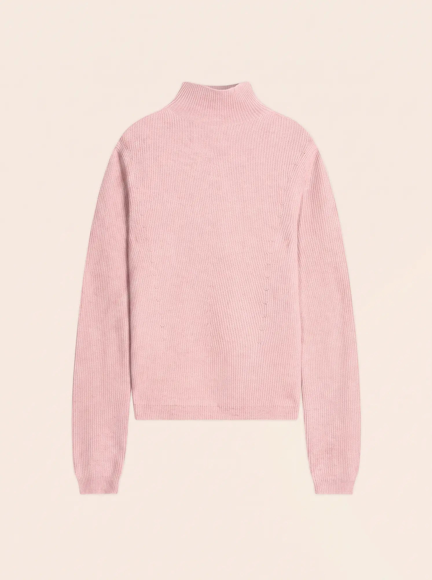 CAMILA pullover stehkragen rosa bébé
