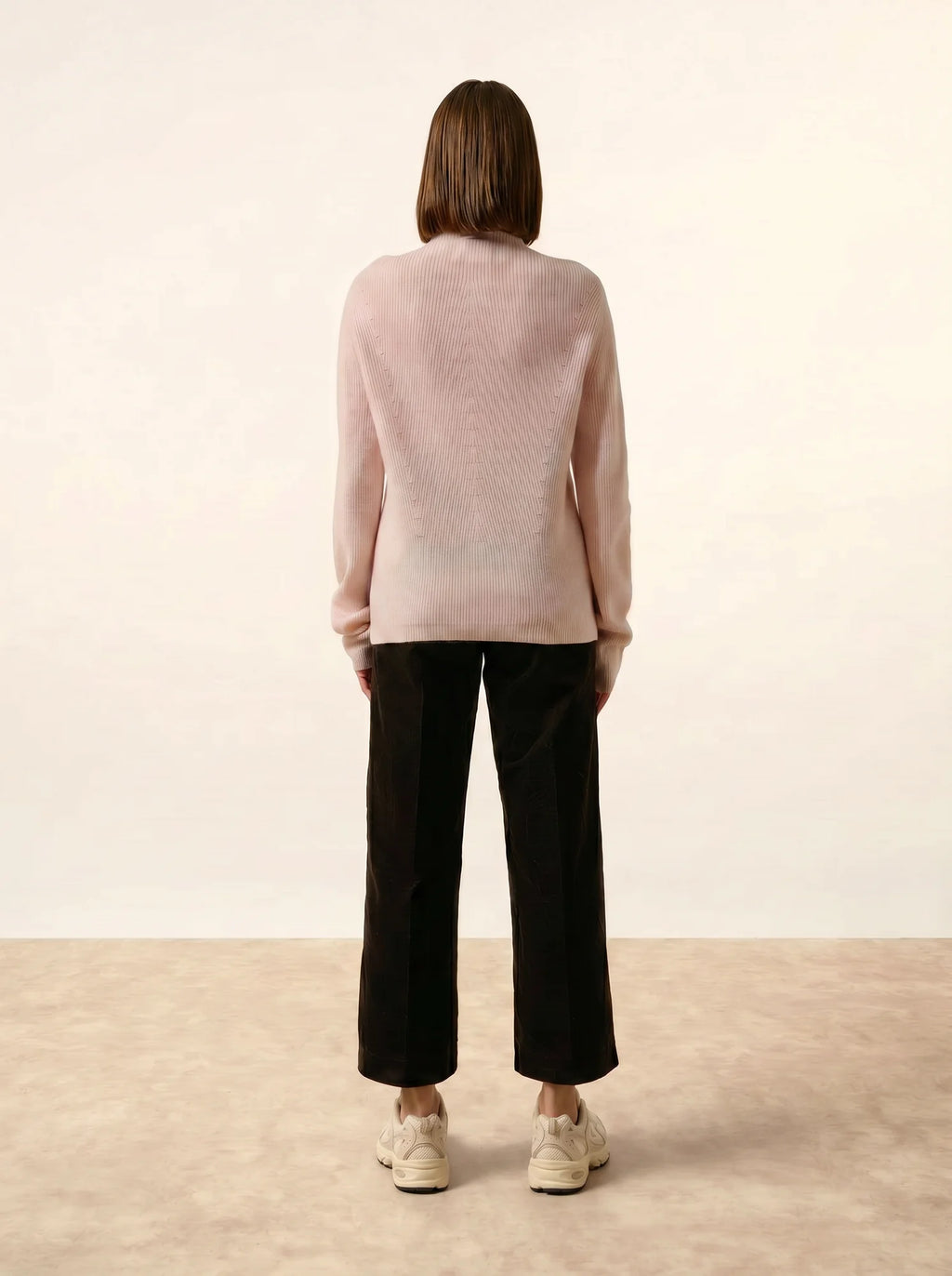 CAMILA pullover stehkragen rosa bébé