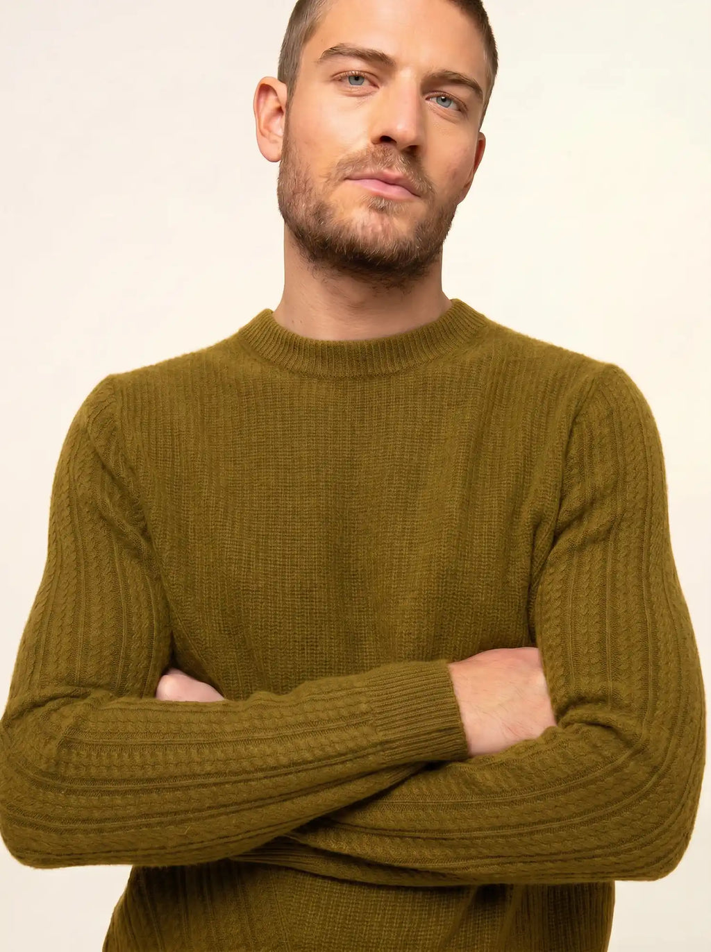 LUKKA Sweater Crew Neck 4 Ply Gold