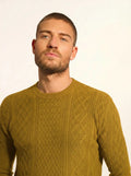 THURID Pullover Rundhalsausschnitt 4-fädig Gold