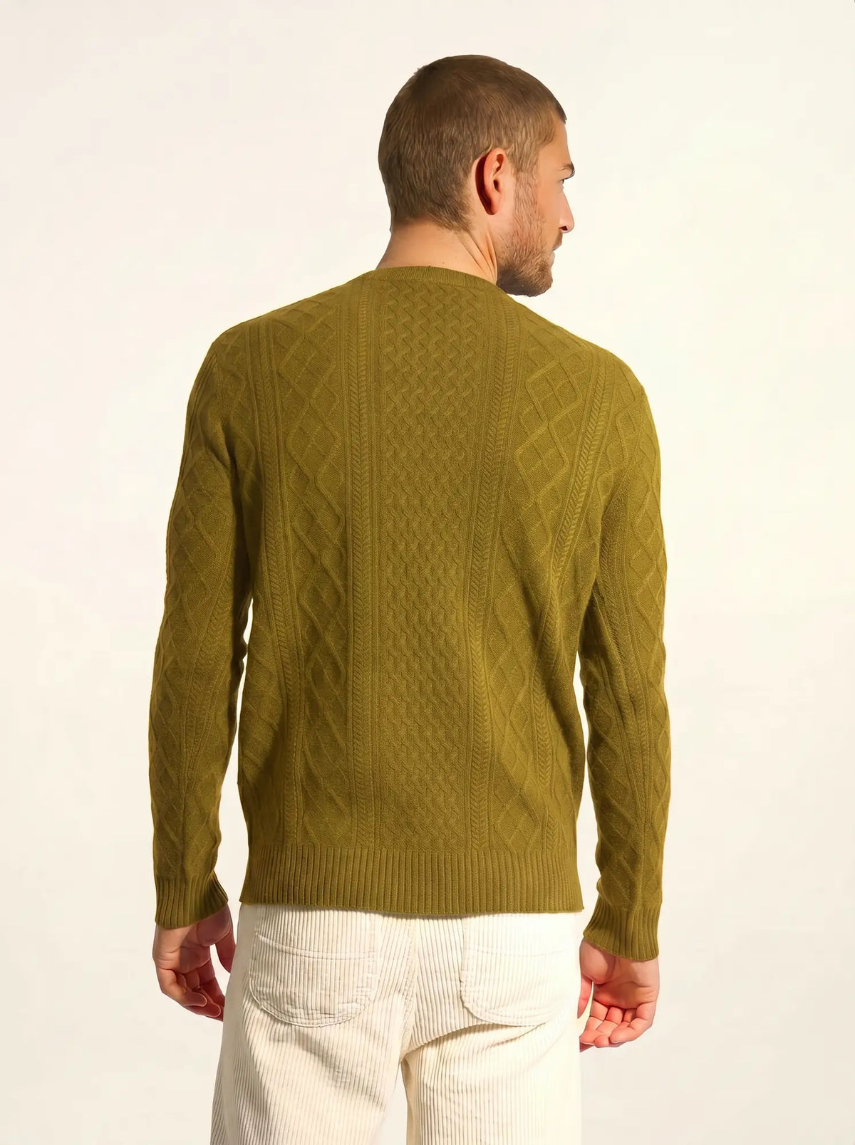THURID Pullover Rundhalsausschnitt 4-fädig Gold