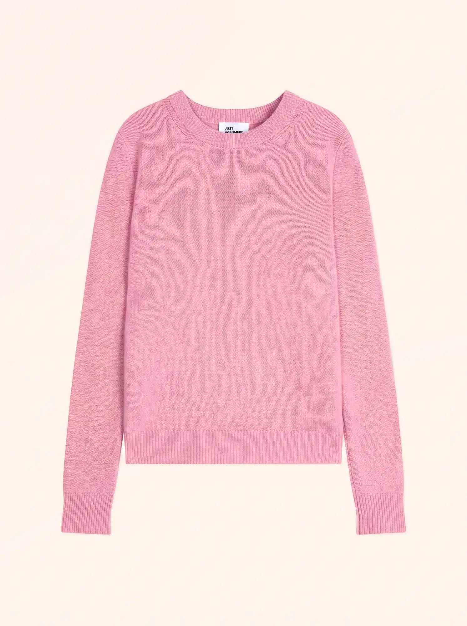 LEXINI pullover rundhalsausschnitt 4-fädig dragée