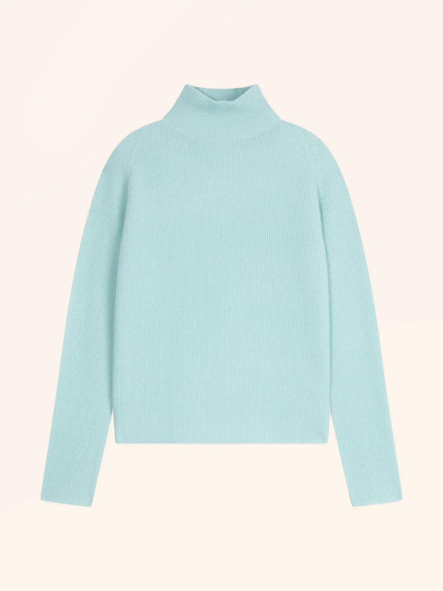 ALYSSA pullover stehkragen aqua