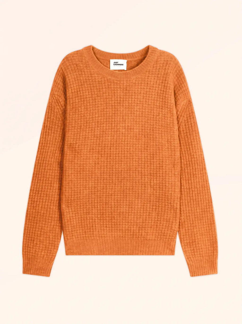 ASSAM pullover rundhalsausschnitt 6-fädig melon
