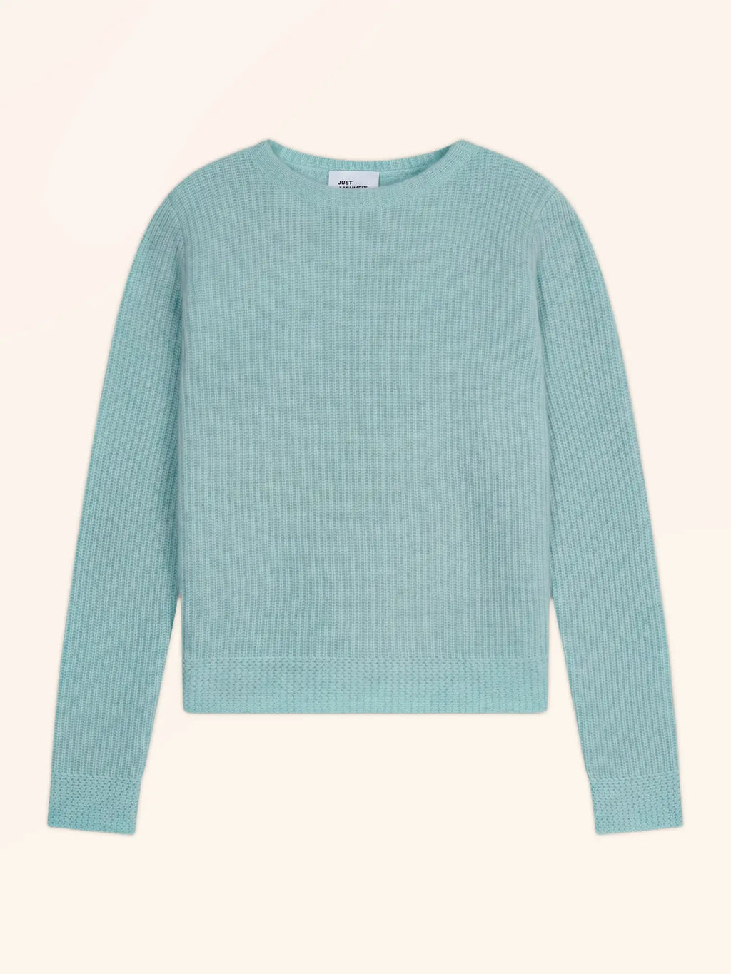 SIGRUN pullover rundhalsausschnitt 4-fädig jade