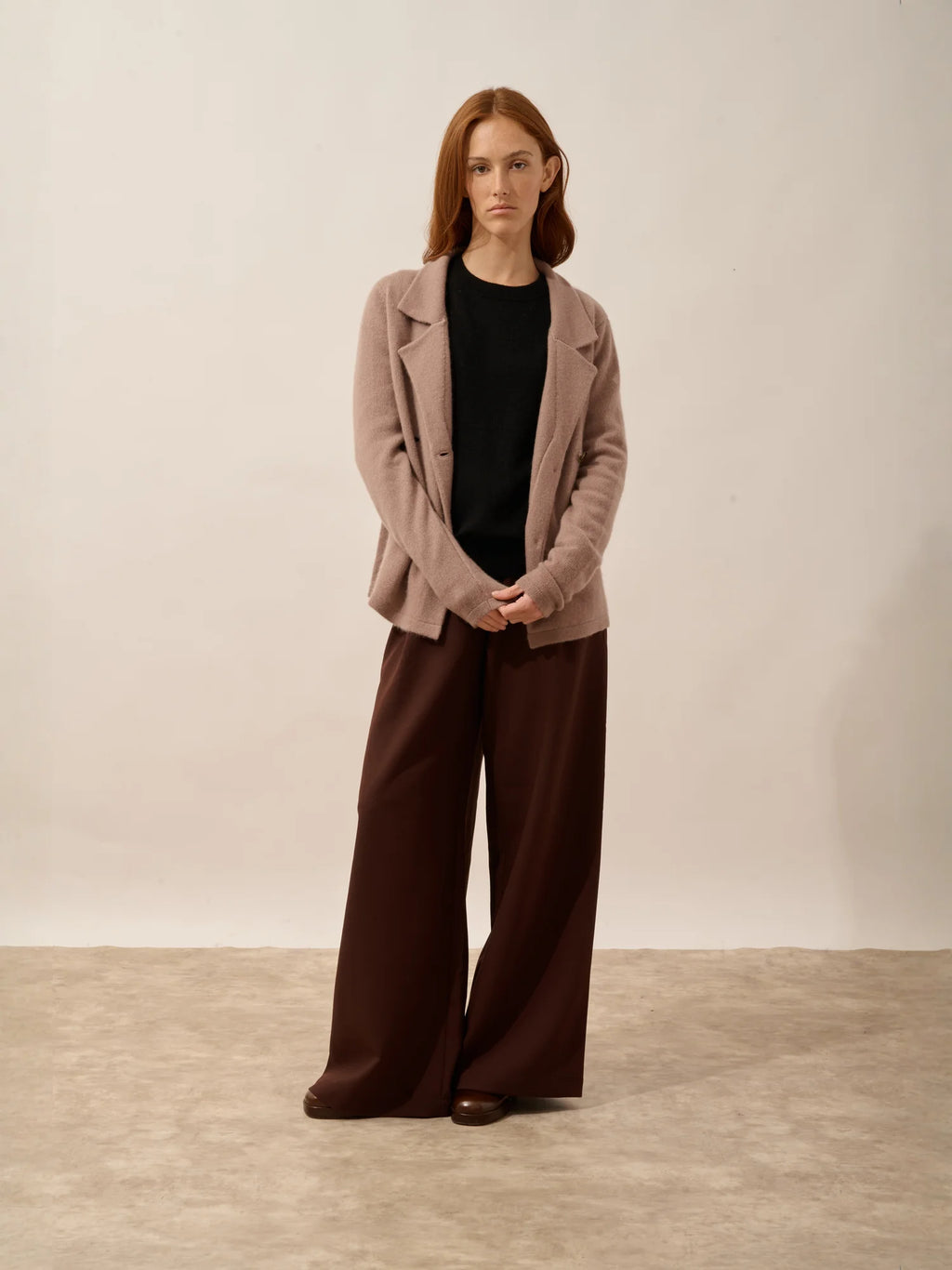 CHLOE jacke geknöpft col tailleur 4-fädig kupfer