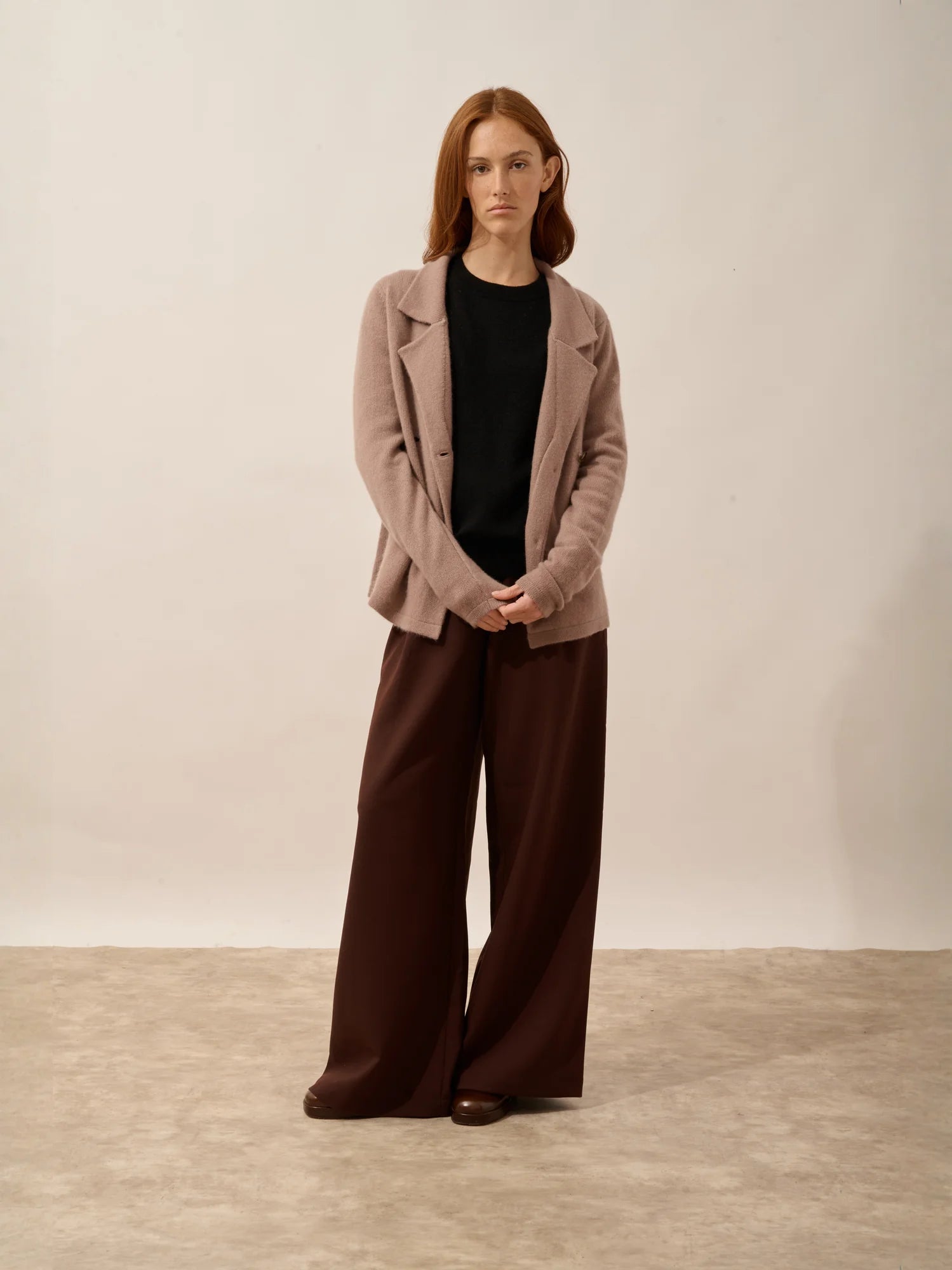 CHLOE jacke geknöpft col tailleur 4-fädig kupfer