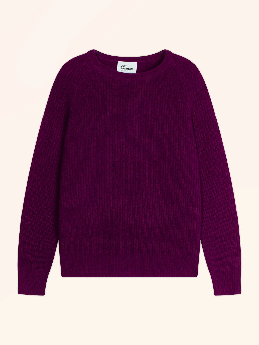 FRIO pullover rundhalsausschnitt 4-fädig pflaume