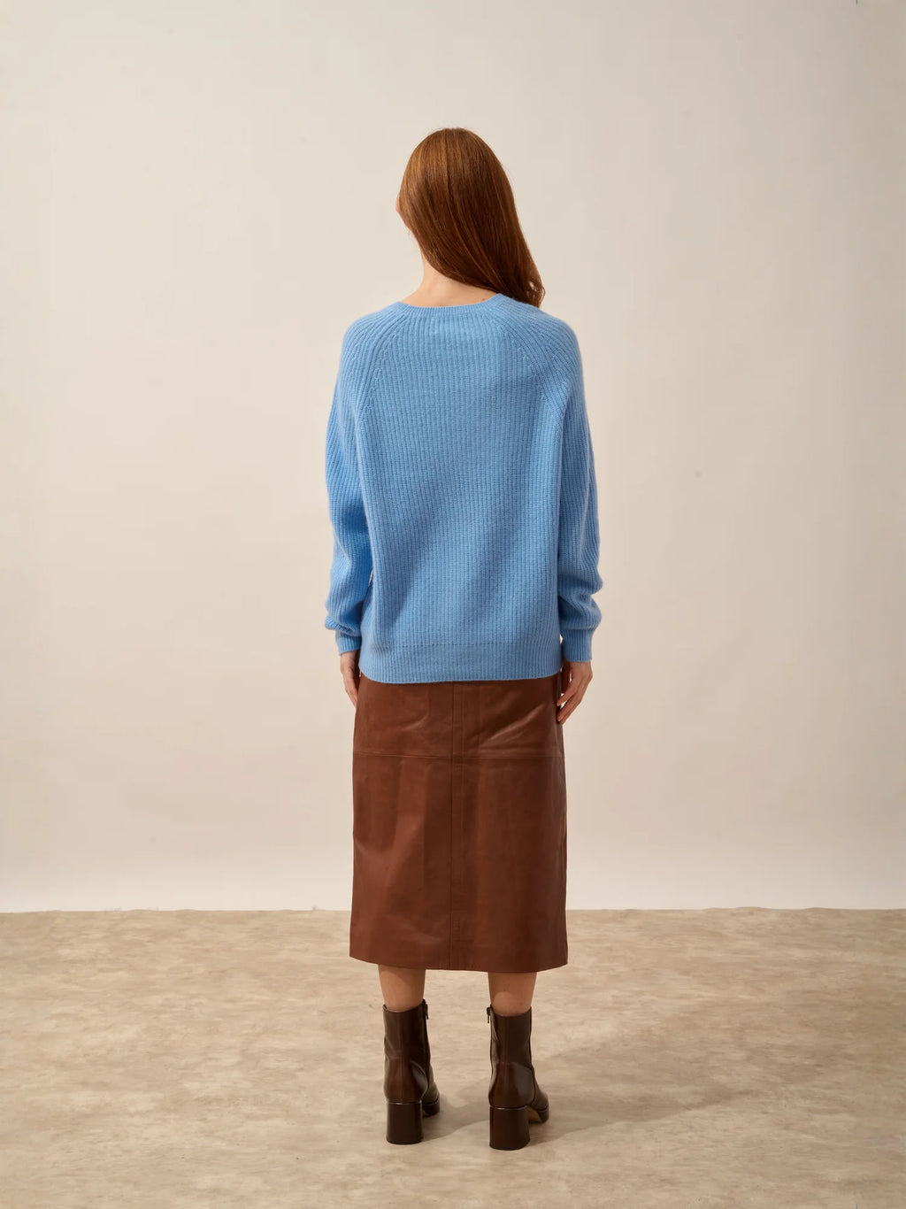FRIO pullover rundhalsausschnitt 4-fädig blau bébé