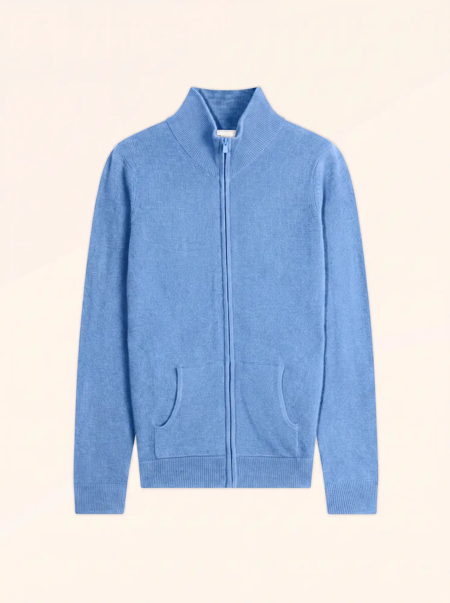 AYR weste mit reissverschluss stehkragen blau bébé