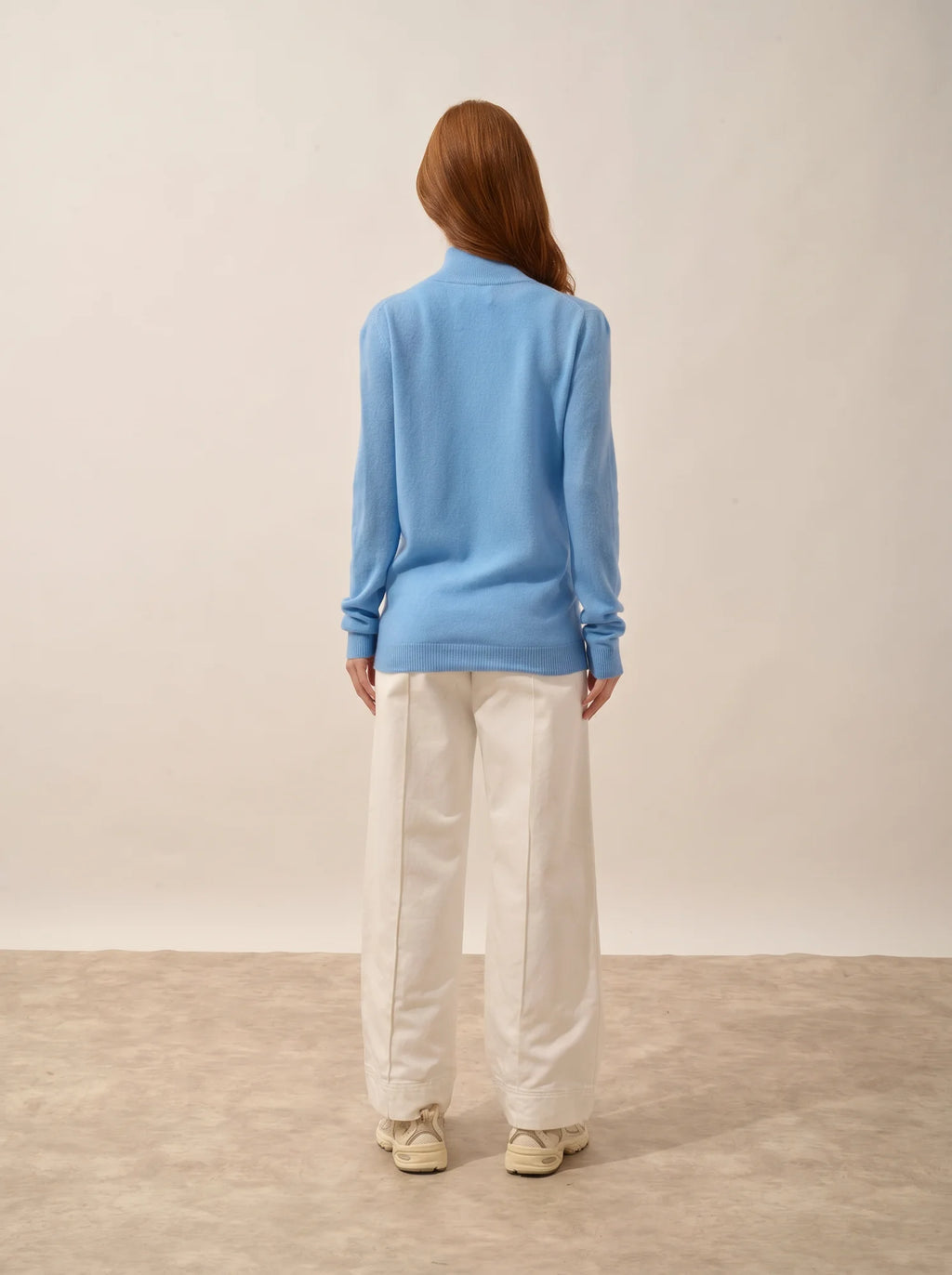 AYR weste mit reissverschluss stehkragen blau bébé