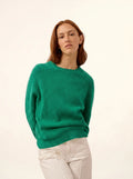 FRIO pull col rond 4 fils menthe