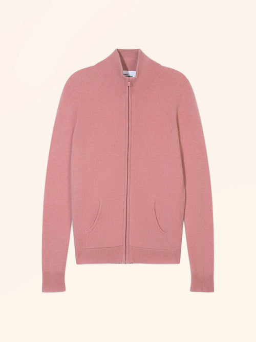 AYR gilet zippé col montant pétale