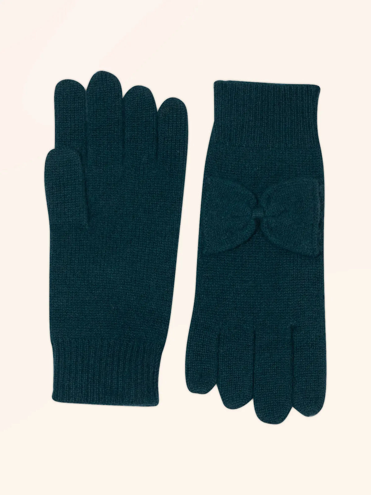 LUCY gants 4 fils vert canard
