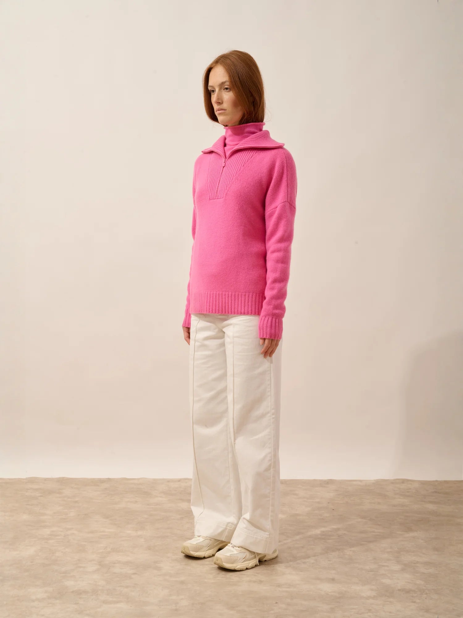 AKAR pullover dockermütze 6-fädig rosa