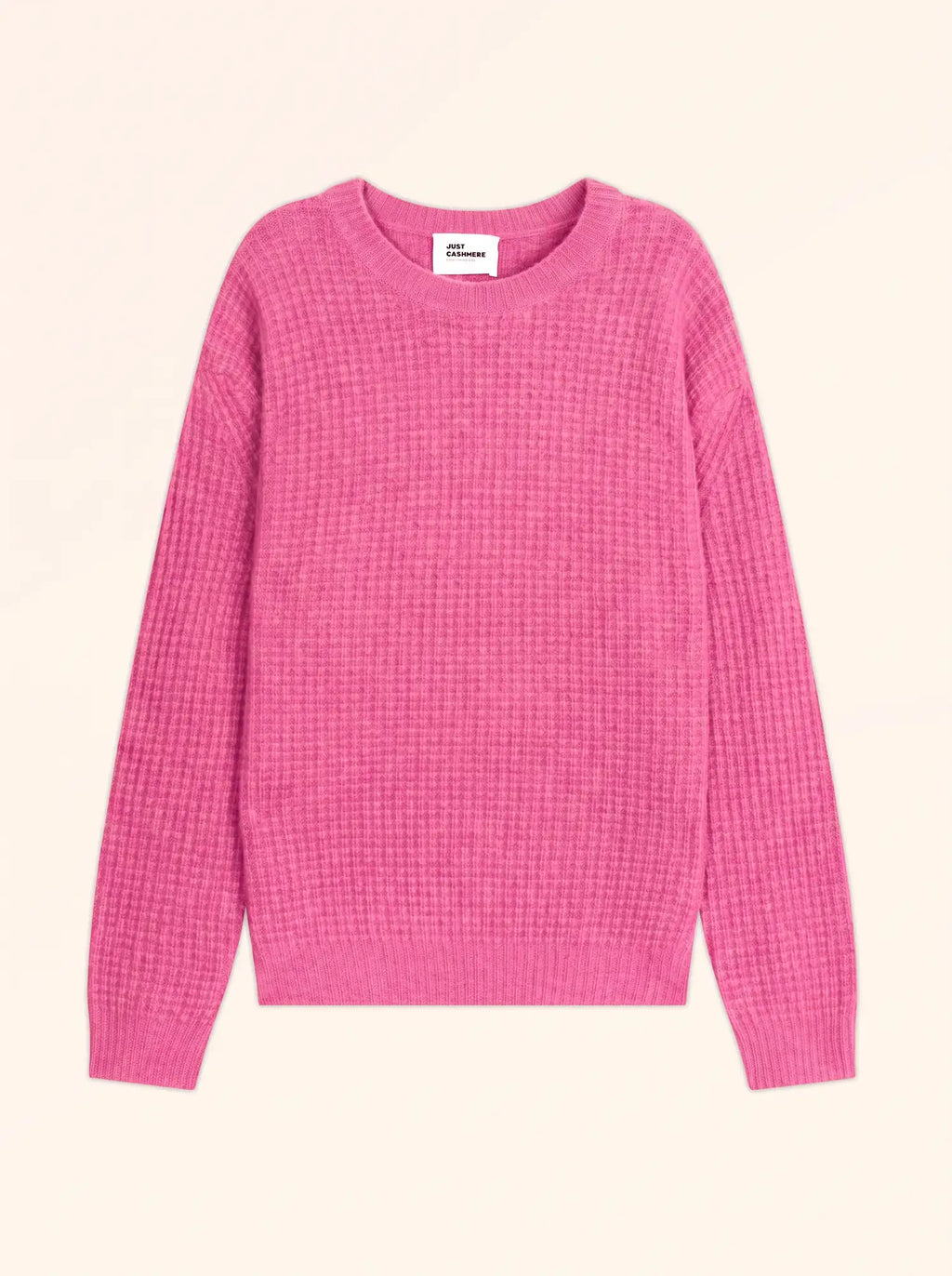 ASSAM pullover rundhalsausschnitt 6-fädig rosa