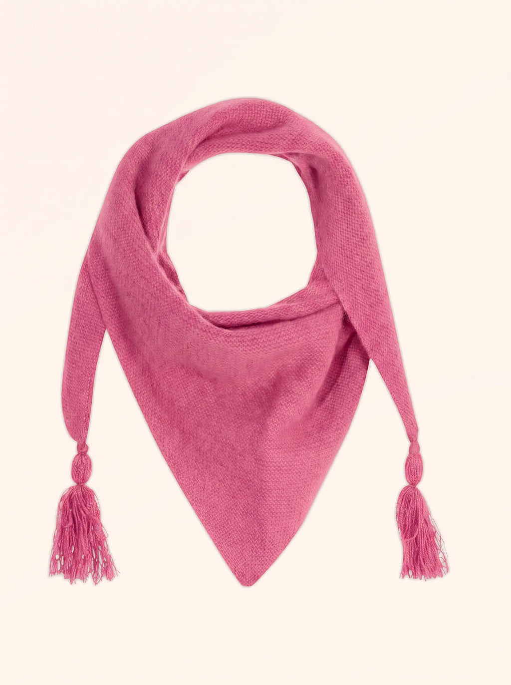 LIMA schal triangle mit fransen 4-fädig fraise
