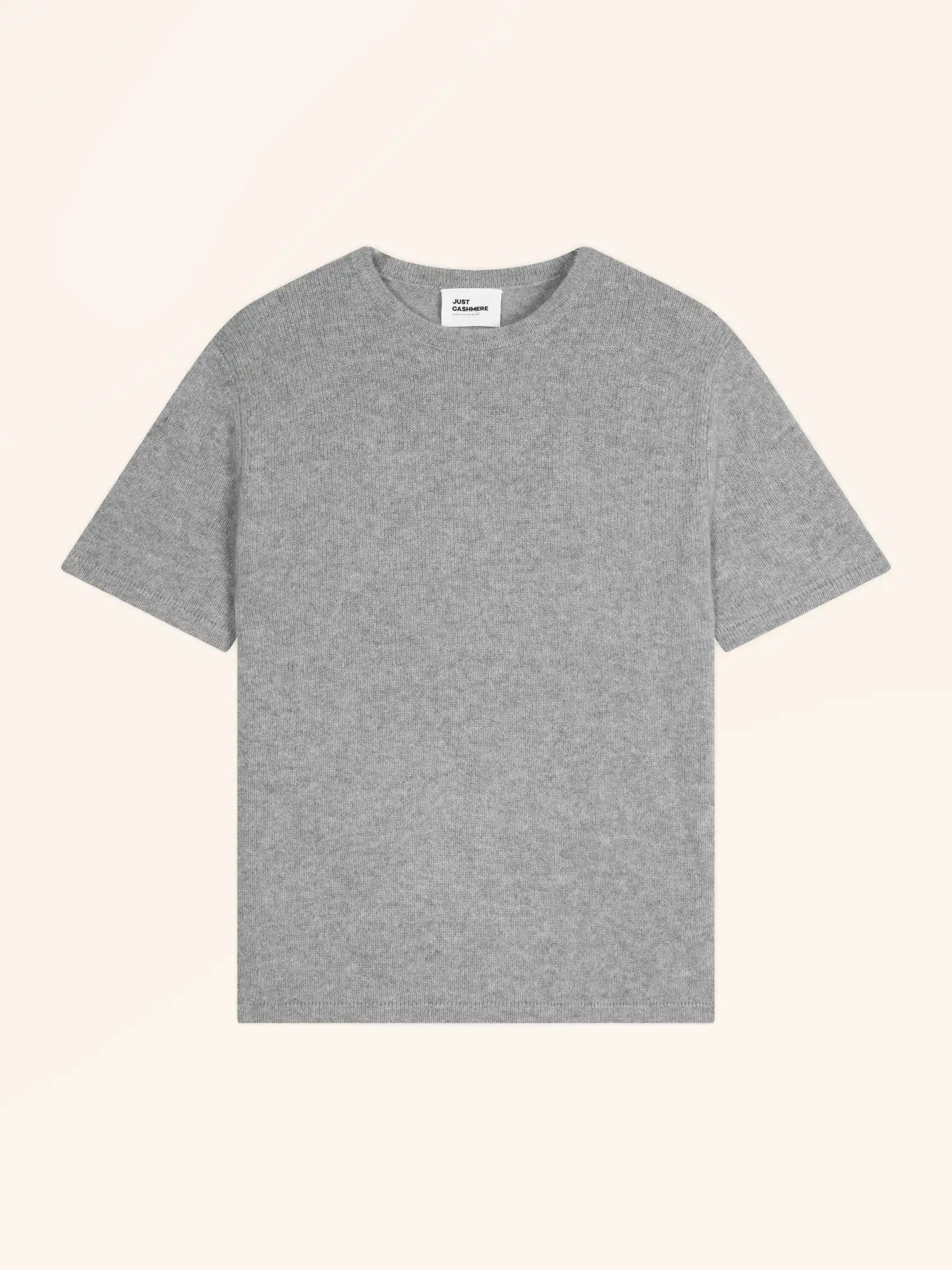 CARLA t-shirt rundhalsausschnitt 4-fädig wolke meliert