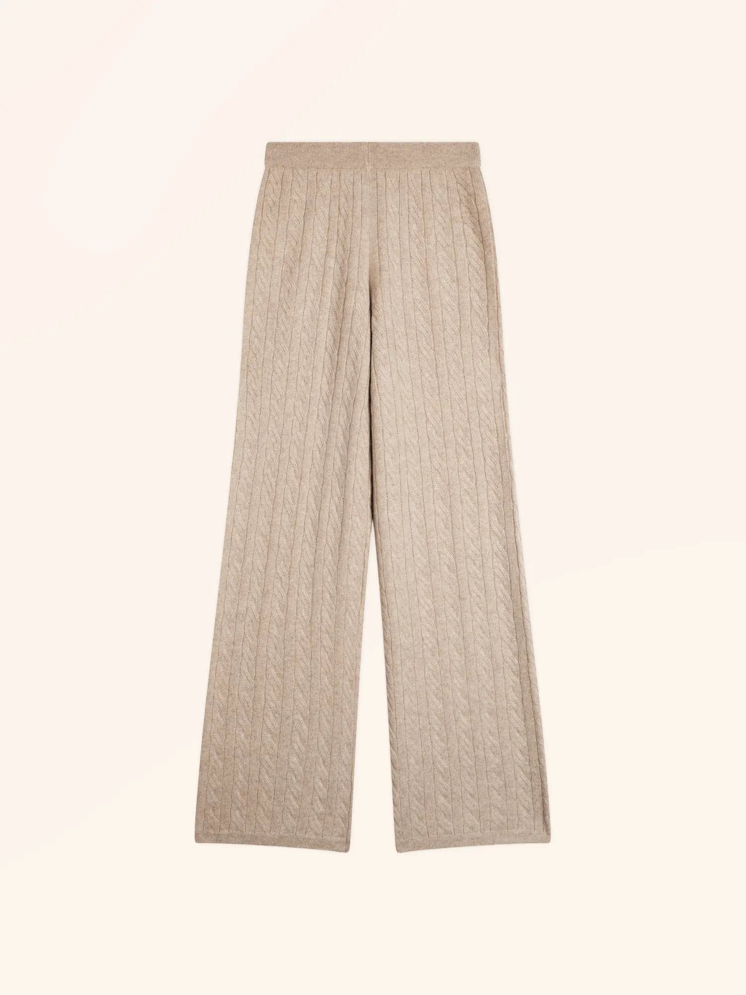 COLETTE hose weit 4-fädig camel hell meliert